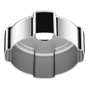 Chrome Plastic Fuel Cap Cover For Freightliner - Locking