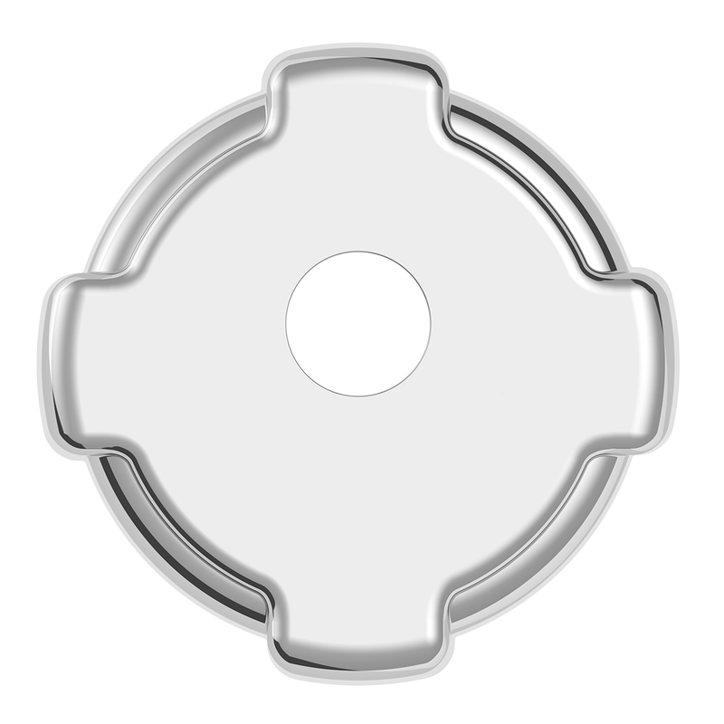 Chrome Plastic Fuel Cap Cover For Freightliner - Locking