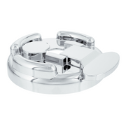 Chrome Plastic Fuel Cap Cover For Peterbilt - Locking