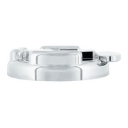 Chrome Plastic Fuel Cap Cover For Peterbilt - Locking