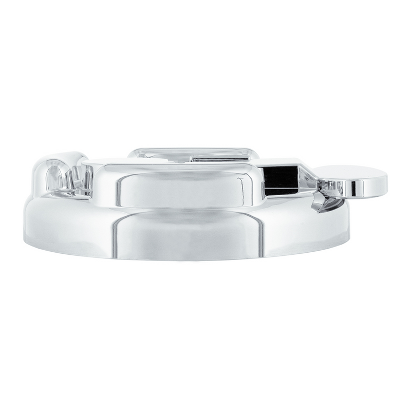 Chrome Plastic Fuel Cap Cover For Peterbilt - Locking