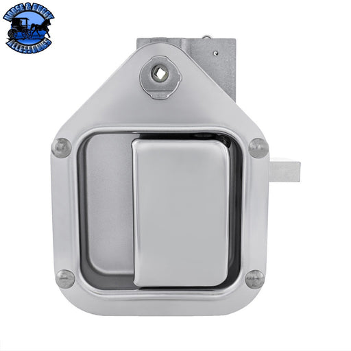 Exterior Sleeper Storage Door Handle For Kenworth W900/T800 (2004-2015), Short Striker (Choose Side) DOOR HANDLE Driver/Card Gray