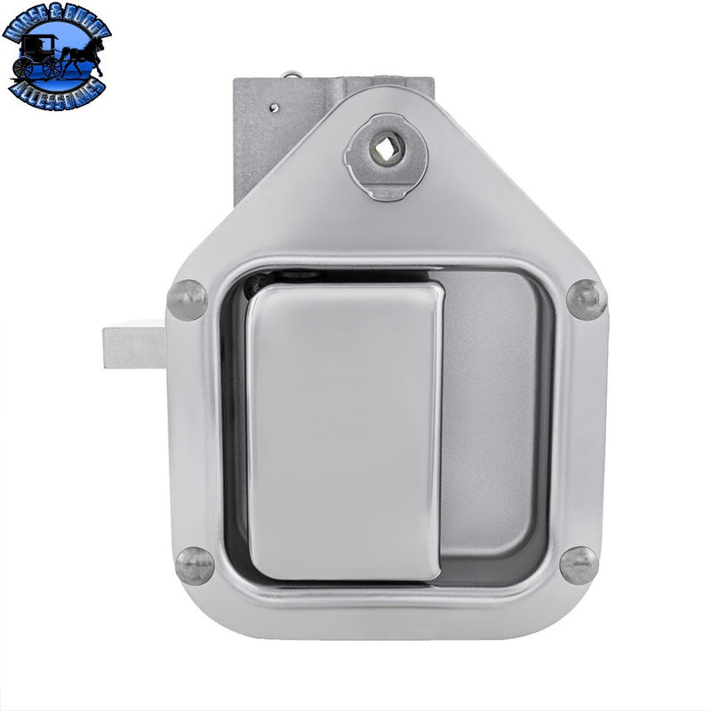Exterior Sleeper Storage Door Handle For Kenworth W900/T800 (2004-2015), Short Striker (Choose Side) DOOR HANDLE Passenger/Card Gray