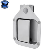 Exterior Sleeper Storage Door Handle For Kenworth W900/T800 (2004-2015), Short Striker (Choose Side) DOOR HANDLE Driver/Card,Passenger/Card,Passenger/Bulk Gray