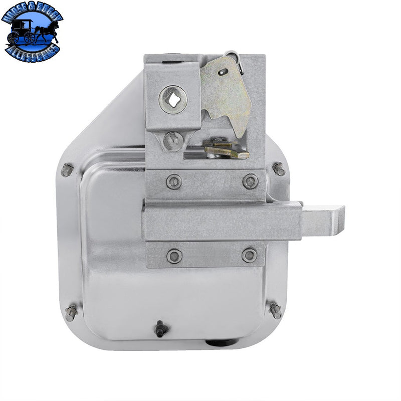 Exterior Sleeper Storage Door Handle For Kenworth W900/T800 (2004-2015), Short Striker (Choose Side) DOOR HANDLE Driver/Card,Passenger/Card,Passenger/Bulk Gray