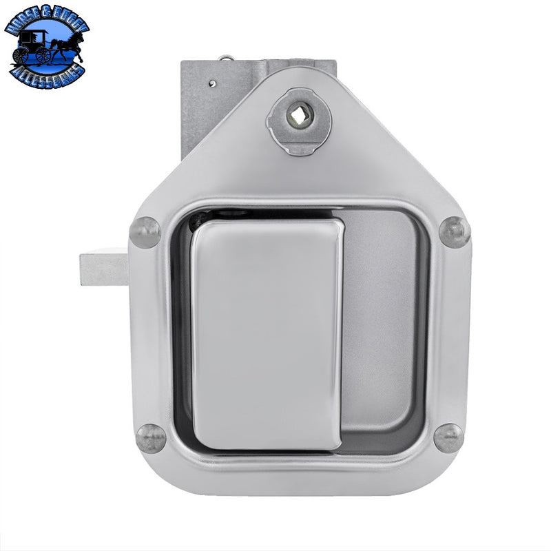 Exterior Sleeper Storage Door Handle For Kenworth W900/T800 (2004-2015), Short Striker (Choose Side) DOOR HANDLE Passenger/Bulk Gray