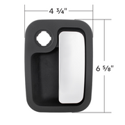 Chrome Exterior Handle For 1997-2002 Kenworth T2000 - Passenger (Bulk)