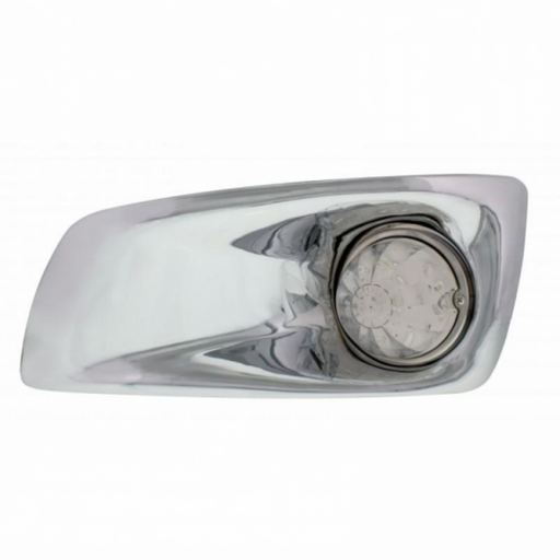 UP-42701 Fog Light Cover With 17 LED Watermelon Light For 2007-2017 KW T660 (Driver) - Amber LED/ Clear Lens