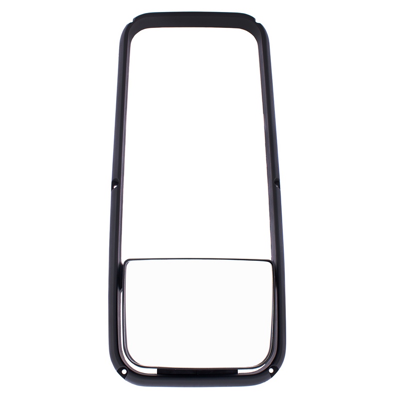 Marco de espejo Kenworth serie T600/T660/T800 con espejo convexo inferior - Calefactable