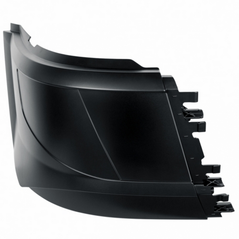 Bumper End Without Fog Light For 2015-2017 Volvo VNL Short Hood With Aero Style Bumper - Passenger