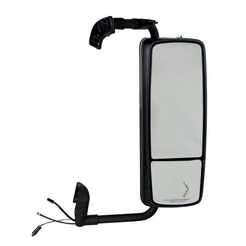Conjunto de espejo cromado con señal de giro LED para Volvo VNL 2012-2017 - Pasajero
