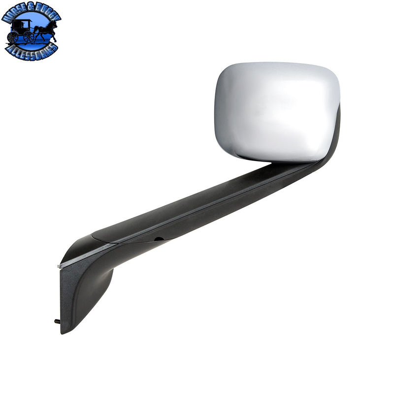 Hood Mirror With Heated Lens For 2018-2026 Freightliner Cascadia (Choose Side and Finish)