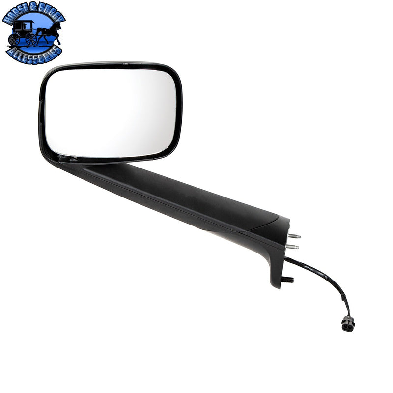 Hood Mirror With Heated Lens For 2018-2026 Freightliner Cascadia (Choose Side and Finish)