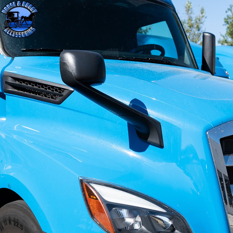 Hood Mirror With Heated Lens For 2018-2026 Freightliner Cascadia (Choose Side and Finish)