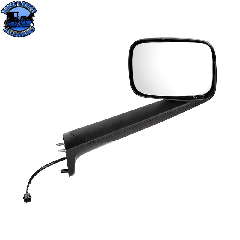 Hood Mirror With Heated Lens For 2018-2026 Freightliner Cascadia (Choose Side and Finish)