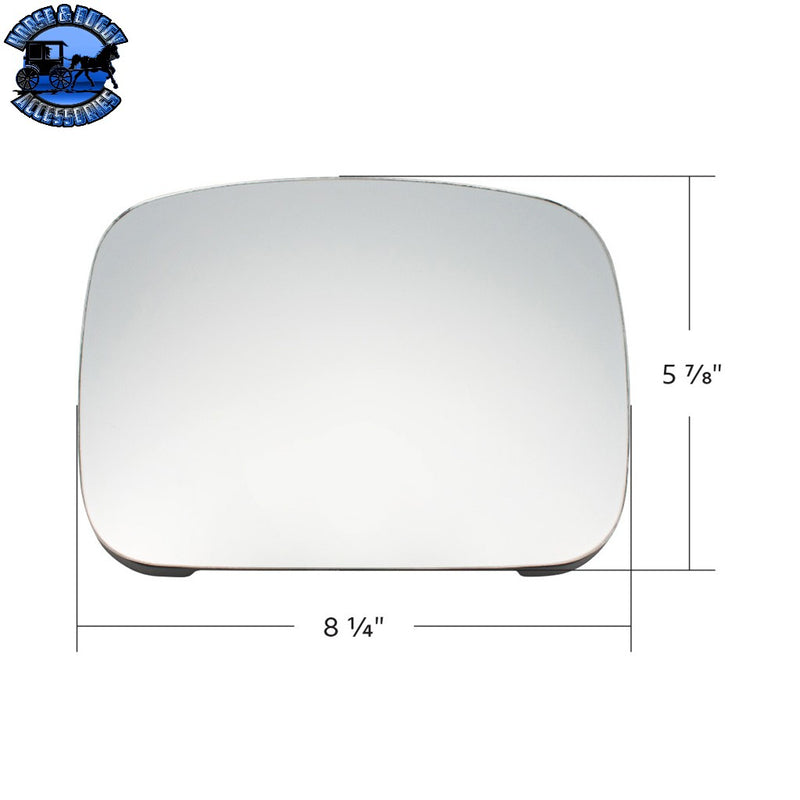 UP-42850 Replacement Heated Mirror Glass For 2018-2025 Freightliner Cascadia Replacement Mirror Glass Lavender