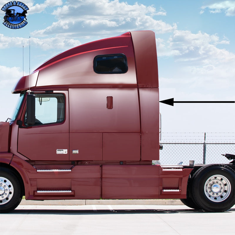 Lower Side Cab Fairing Extension For 2003-2017 Volvo VNL-Driver