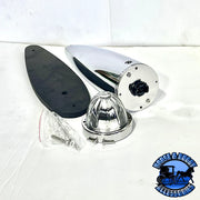 Clear Glass lens watermelon cab light with plastic housing (Includes hardware) (Choose bulb style) watermelon glass lens 3157 bulb holder White Smoke