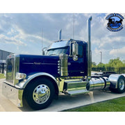 Rollin Low (14" Straight) Visor (Kenworth T680, T880, W990) (Peterbilt 567, 579, 589)  #3005 PETERBILT VISOR Gray