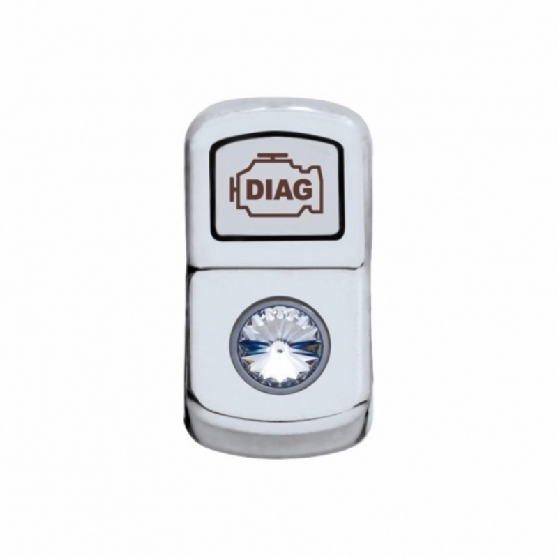 UP-45068 Cubierta de interruptor basculante de "diagnóstico" con cristal transparente