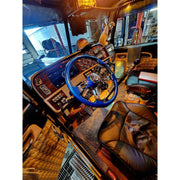 #9505 For Kenworth and Peterbilt trucks (2023 newer)-Must use classic SCI Wheel 18" only -Does not include switches -Includes Hub Adapter Steering Wheel Hub Black