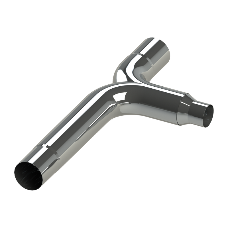 Y9006-E48-B15-1103 6" Exhaust Y-Pipe exhaust y pipe Dim Gray