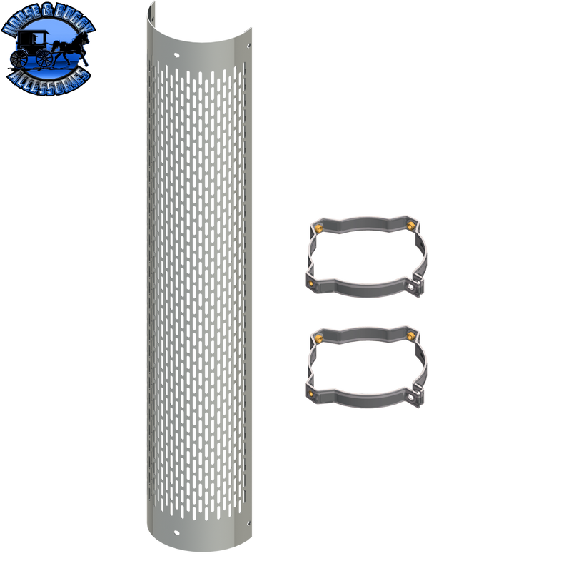 180 Degree Heat Shields (Choose Diameter) (Choose Style)