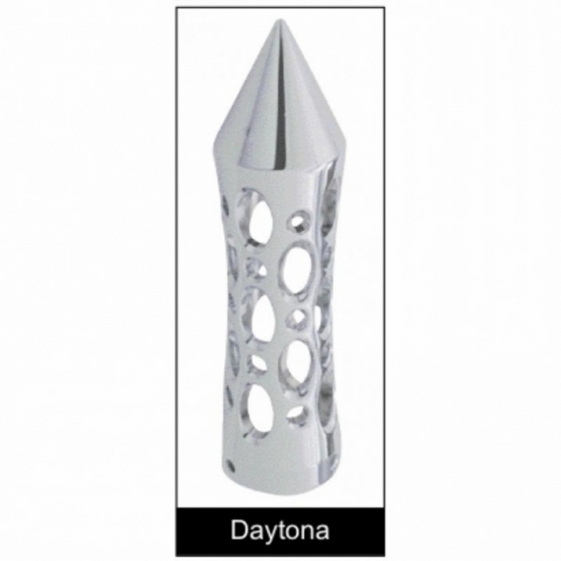 Juego de palancas de bocina de aire cromadas de 11" con agarre Daytona