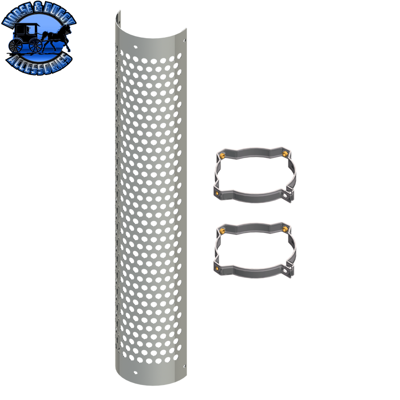 180 Degree Heat Shields (Choose Diameter) (Choose Style)