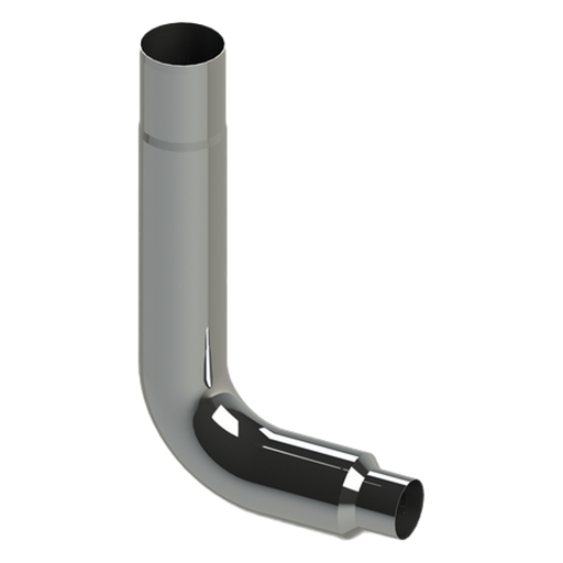 L9006-E29-B20-1103 90 Degree Pickett Elbow 6" Reduced to 5" Light Slate Gray