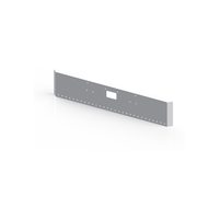 S12-16D-20-1123 18", Mitered (Peterbilt 379 Standard Mount) (29) 3/4" Circle Light Holes, Tow Holes Light Slate Gray