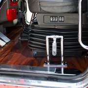 UP-46106 4" Chrome Air Horn Valve Lever With Stand Set