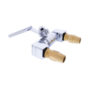 UP-46106 4" Chrome Air Horn Valve Lever With Stand Set