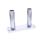 UP-46106 4" Chrome Air Horn Valve Lever With Stand Set