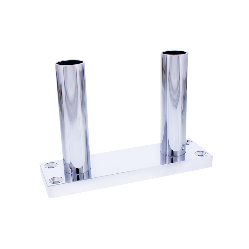 UP-46106 4" Chrome Air Horn Valve Lever With Stand Set