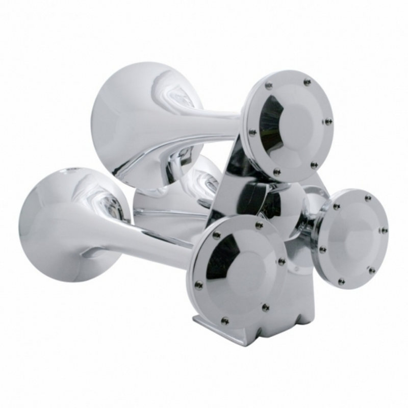 Chrome 3 Trumpets Train Horn