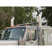 Strobe light bar (BRACKETS ONLY Peterbilt 589 WITH Bunk (Flattop roof cabs) #178904 PETERBILT Dark Slate Gray