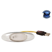 4s-09-160101186 GROTE CLEARANCE/MARKER, AMBER, LED, CLEAR LENS, MICRONOVA P2 WITH BEZEL 47983 lighting Light Gray
