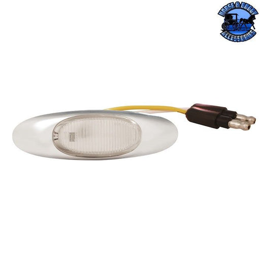 Light Gray 4s-09-160101186 GROTE CLEARANCE/MARKER, AMBER, LED, CLEAR LENS, MICRONOVA P2 WITH BEZEL 47983 lighting