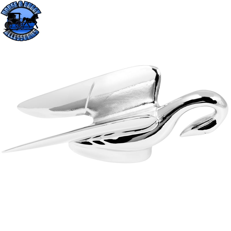 48013 Classic Swan with Wonderwings Hood Ornament