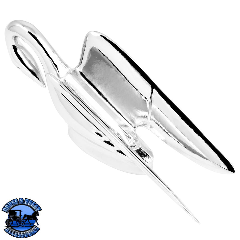 48013 Classic Swan with Wonderwings Hood Ornament