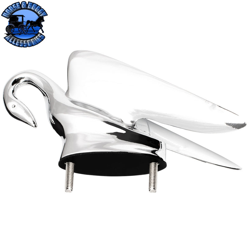 48013 Classic Swan with Wonderwings Hood Ornament