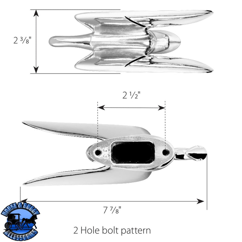 48013 Classic Swan with Wonderwings Hood Ornament