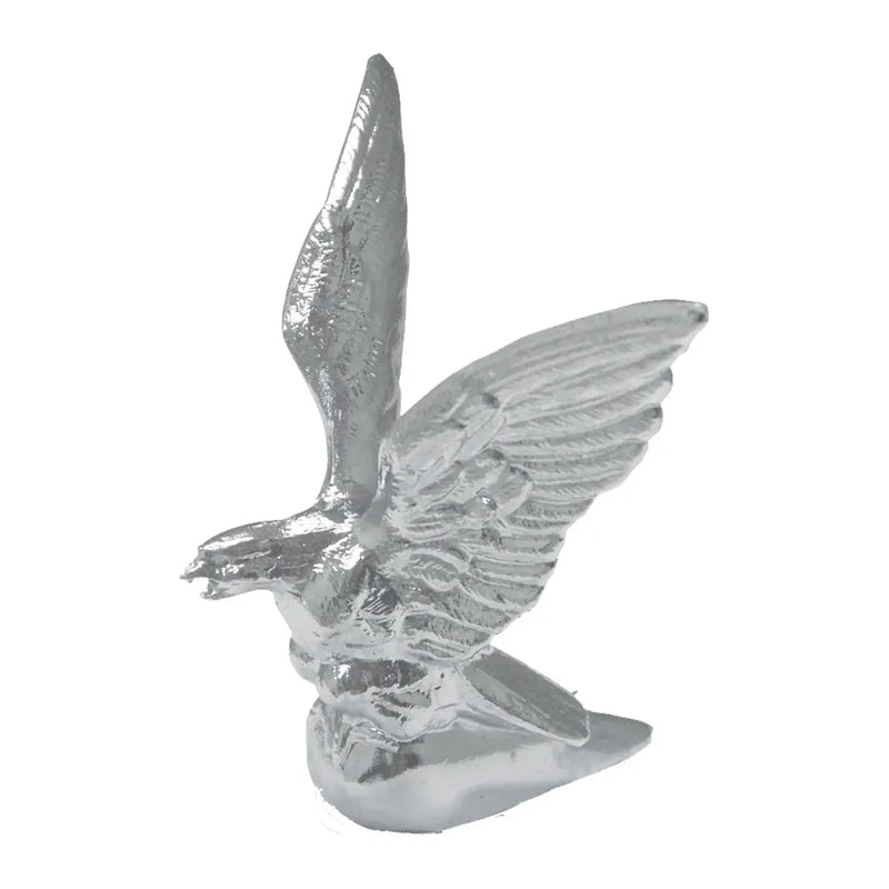 48030  CR. AMERICAN EAGLE HOOD ORNAMENT, 3.5" X 4.5" X 5" Dark Gray