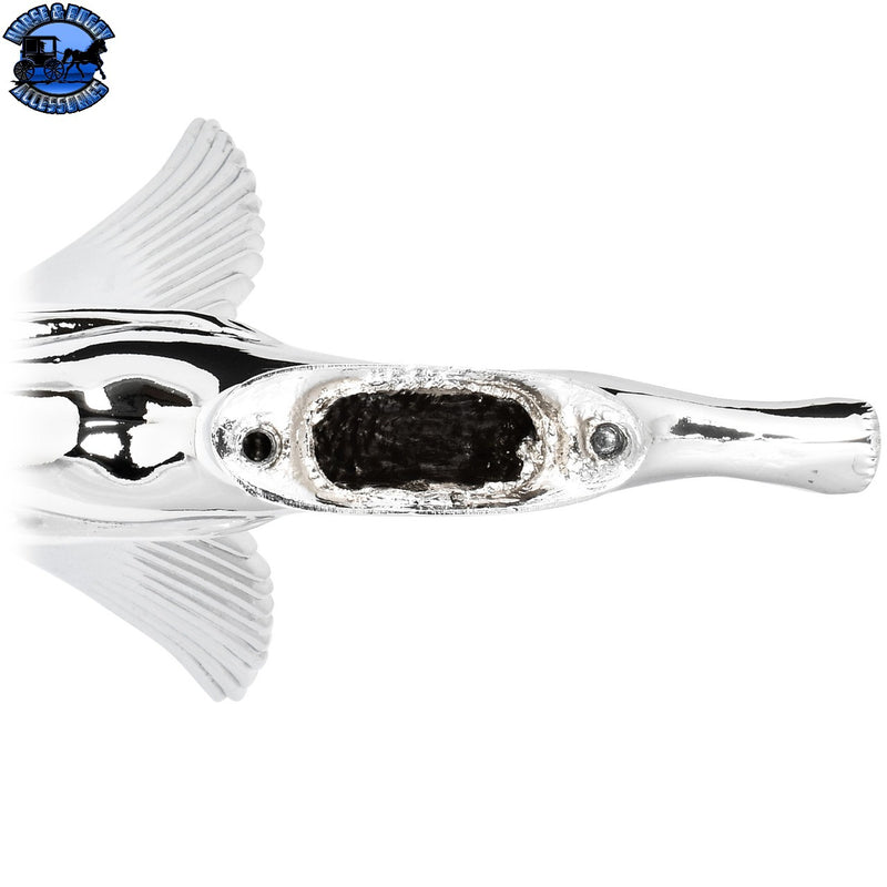 48110 CR. FLYING GODDESS HOOD ORNAMENT, 8-1/2" X 8-1/2" HIGH