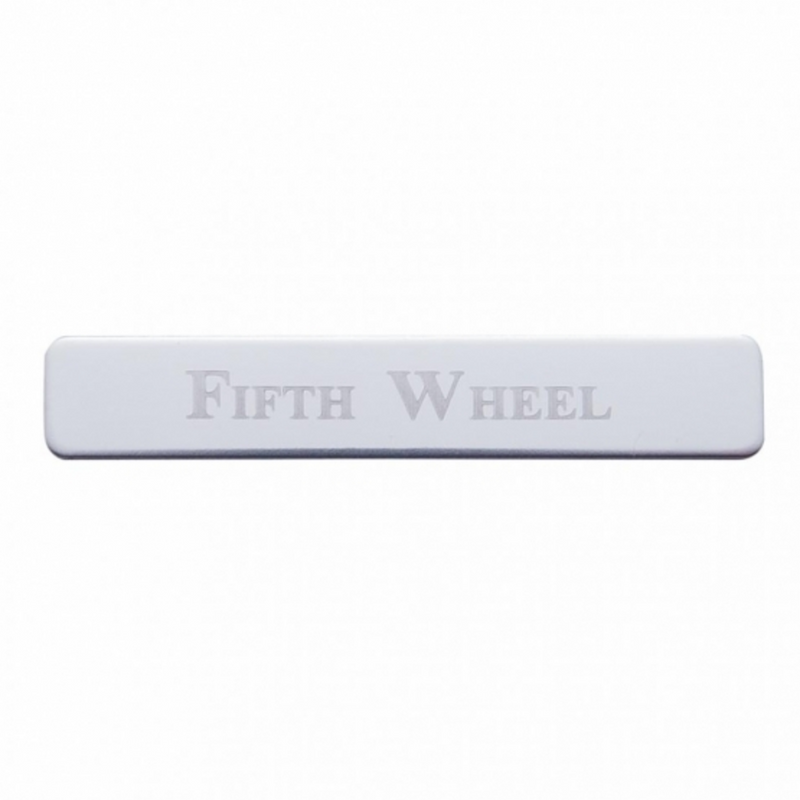 Kenworth Stainless Switch Guard Plaque - Fifth Wheel