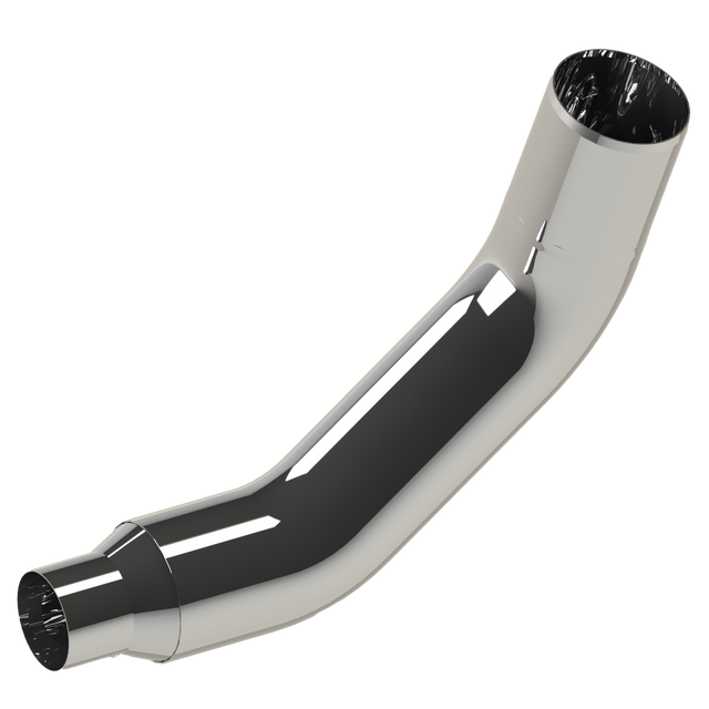 KW06-E1271RB-1103 KW W900 6" Reduced to 5" OD Exhaust Elbow - Right Side exhaust elbow Dark Gray