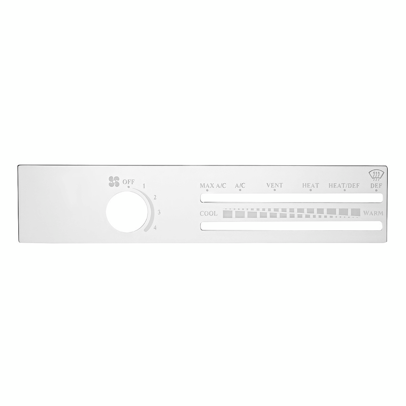 Freightliner Stainless A/C Control Plate