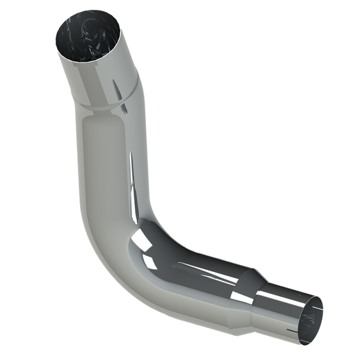 KW07-E10742LD-1103 KW W900A 7" Reduced to 5" Left Elbow Dark Gray