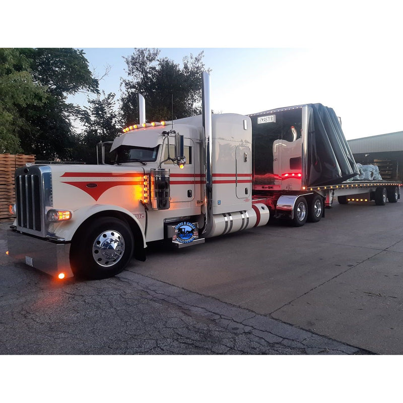 #c950001-20mt-1 STAINLESS 20 INCH MULTI-FIT BLIND MOUNT BUMPER WITH MITERED ENDS W/SHORT SIDE RADIUS